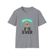 Best dog dad ever cotton t-shirt