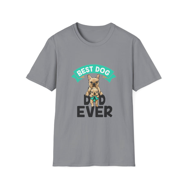 Best dog dad ever cotton t-shirt