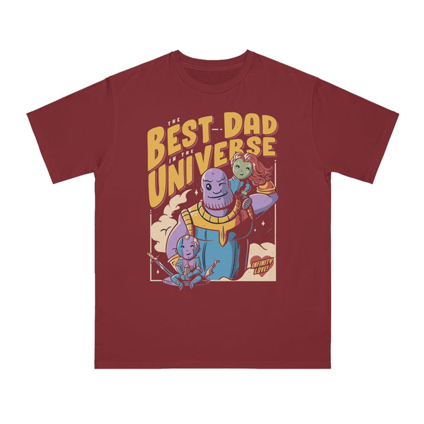 Organic T-Shirt "Best Dad in the Universe"