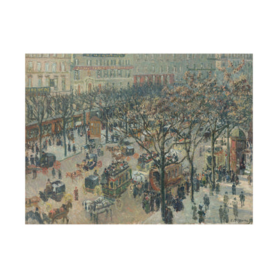 Boulevard des Italiens, Morning, Sunlight, 1897, Camille Pissarro