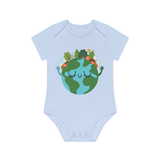 Baby Organic Short Sleeve Bodysuit - Love the Earth