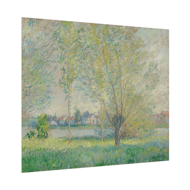 Rolled Poster - The Willows, 1880, Claude Monet