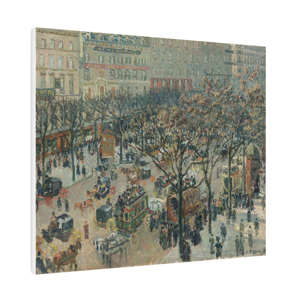 Boulevard des Italiens, Morning, Sunlight, 1897, Camille Pissarro