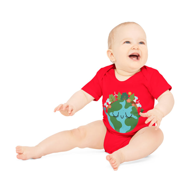 Baby Organic Short Sleeve Bodysuit - Love the Earth