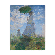 Woman with a Parasol - Madame Monet and Her Son, 1875, Claude Monet