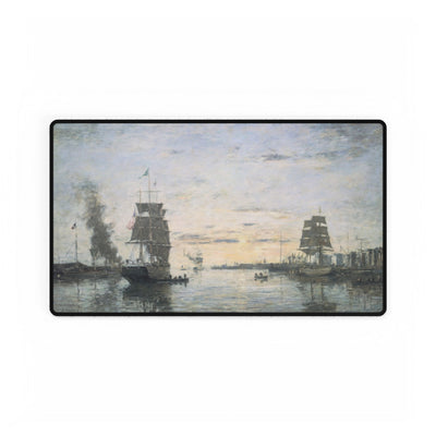 Desk Mat - Entrance to the Harbor, Le Havre, 1883, Eugène Boudin