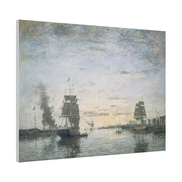 Entrance to the Harbor, Le Havre, 1883, Eugène Boudin