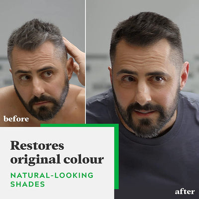 Original Formula Real Black Hair Dye, Targets Only the Grey Hairs, Restoring the Original Colour for a Natural Look – H-55 Real Black (Pack of 2)