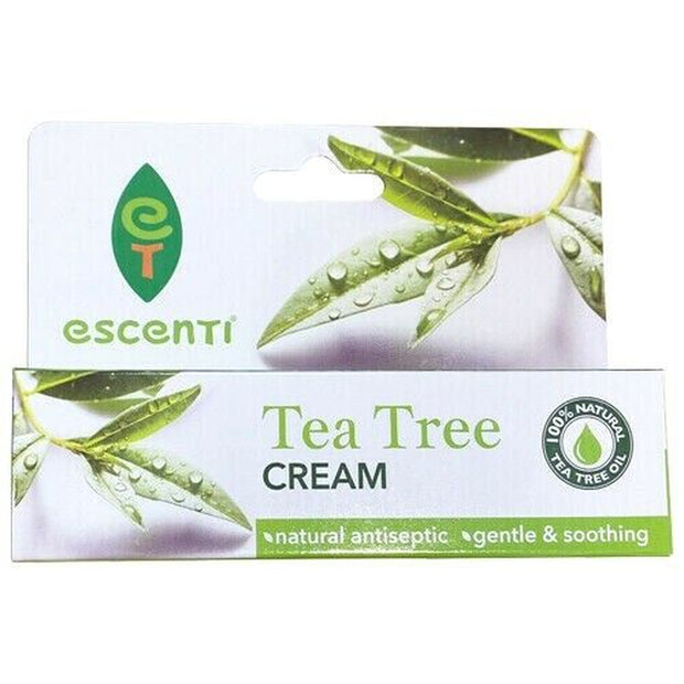 Tea Tree Cream 28G Escenti New Natural Antiseptic Gentle, Soothing Cream Tube