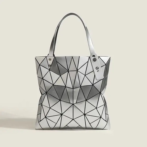 Luminous Bao Bag Reflective Geometric Bags for Women 2020 Quilted Shoulder Bags Totes Female Handbags Bolsa Feminina Sac À Main