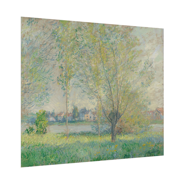 Rolled Poster - The Willows, 1880, Claude Monet