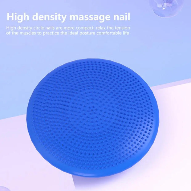 Convenient Massage Cushion Inflatable Thicken Balance Disc Balance Board Disc Exercise Wobble Pad