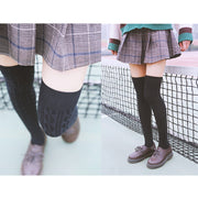 Casual Thigh High Socks over Knee Warm Stockings Long Knee for Girl and Women UK