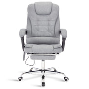 Massage Office Chair Gaming Computer Desk Swivel Recliner Chair Leather Footrest