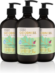 Goodness Kids Watermelon Burst No Tears Natural Conditioning Shampoo, 500 Ml (Pack of 3) - Vegan Friendly