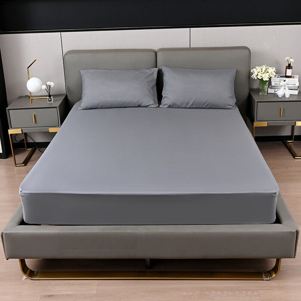 EXTRA DEEP Fitted Sheet 25CM/40CM Bed Sheet Single Double Super King