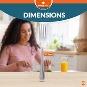 4-16Pk Stainless Steel Dinner Forks Cutlery Dining Table Kitchen Set Pastry Cake