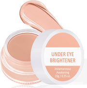 Under Eye Brightener - Instant anti Age Eraser Eye Concealer - Colour-Correcting Eye Brightener & Primer - Dark Circles and Blemish Concealer, Korean Makeup, Instant Results (Pink)