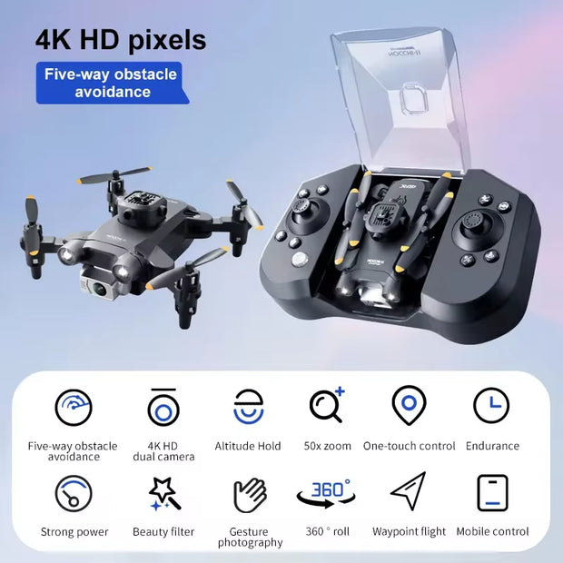 XIAOMI 4DRC V30 Mini Drone with Camera HD 4K 1080P FPV RC Drones Profesional Five-Sided Obstacle Avoidance Helicopter Drone Toy