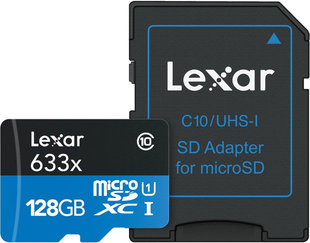 Lexar 633X 64GB Micro SD Card, Microsdxc UHS-I Card W/O SD Adapter, Microsd Memory Card up to 100Mb/S Read, A1, Class 10, U3, V30, TF Card for Smartphones/Tablets/Ip Cameras (LMS0633064G-BNNAA)