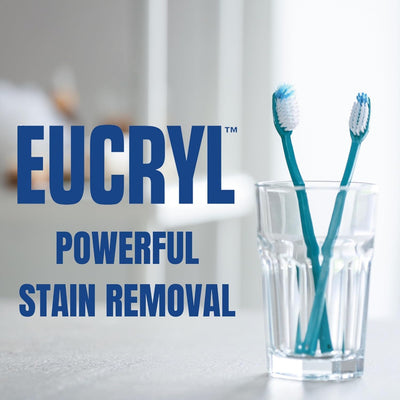Eucryl Freshmint Toothpowder, Tooth Whitening Powder, Powerful Stain Remover, for Tobacco, Tea, Coffee & Wine Stains, Unique Polishing Action, 1 X 50G
