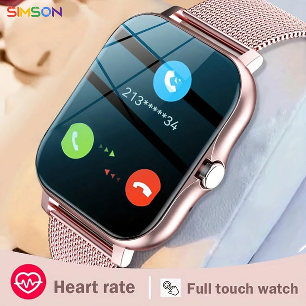 2023 NEW Smartwatch Android Phone 1.44" Color Screen Full Touch Custom Dial Smart Watch