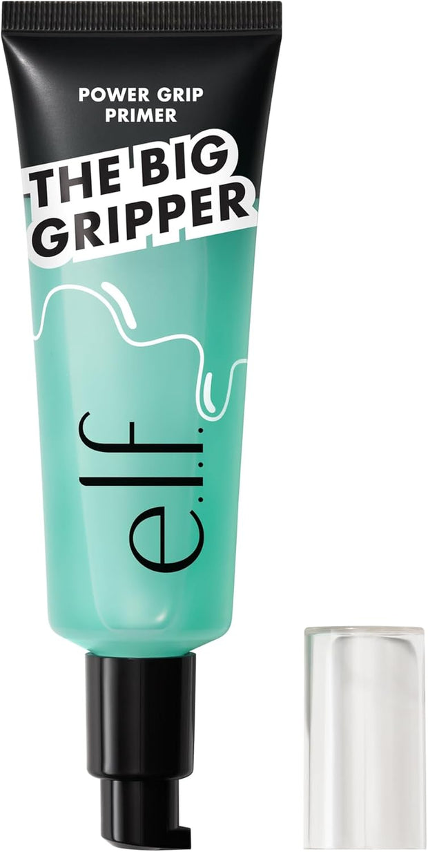 E.L.F. Power Grip Primer, Gel-Based & Hydrating Face Primer for Smoothing Skin & Gripping Makeup, Moisturizes & Primes, 0.811 Fl Oz, Clear