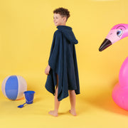 Brentfords Poncho Towel Childrens Absorbent Hood Quick Drying Beach Travel Robe