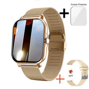 2023 New Bluetooth Answer Call Smart Watch Men Touch Call Fitness Tracker Waterproof Smartwatch Women for Android Blood Oxygen