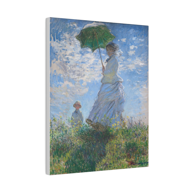 Woman with a Parasol - Madame Monet and Her Son, 1875, Claude Monet