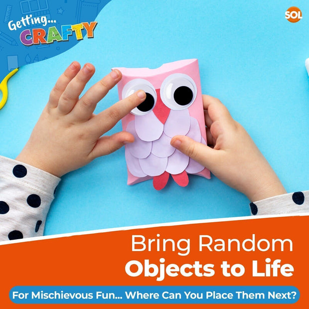 10-50 Large Self Adhesive Googly Eyes 40Mm Stick on Sticky Wobbly Wiggly Craft