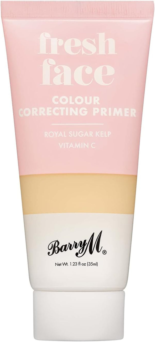 Barry M Fresh Face Colour Correcting Primer, Green, Balance Skin Tone and Reduce Redness