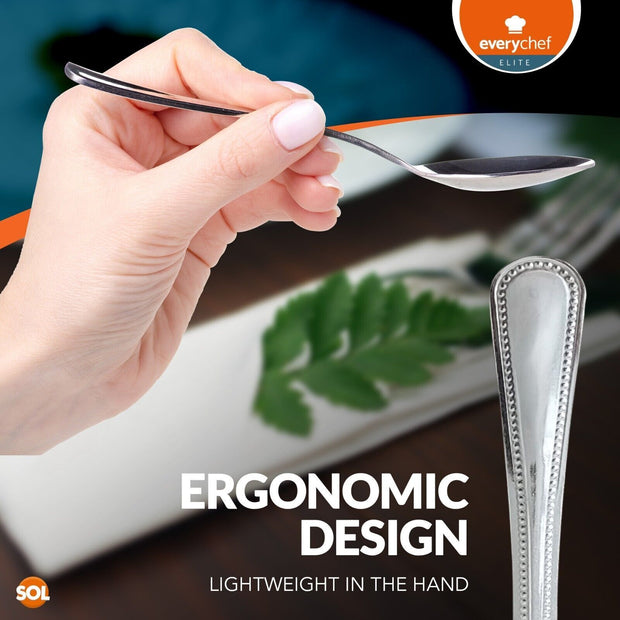 6 -36 Tea Spoons Stainless Steel Teaspoon Quality Cutlery Set of Teaspoons Spoon