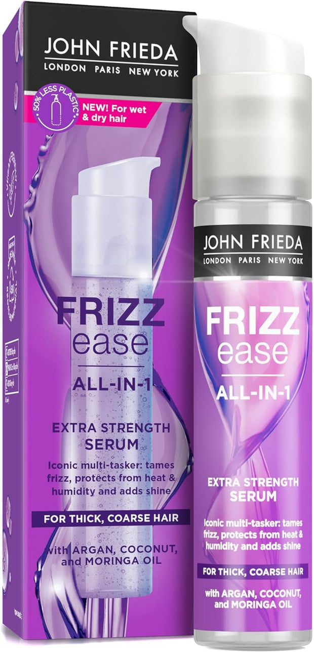 Frizz Ease All-In-1 Extra Strength Serum 50Ml for Thick Coarse Hair