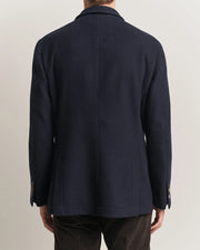 Luxury Men's Navy Cashmere City Jacket