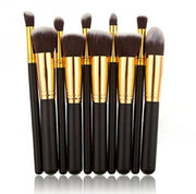 10 Pcs Make up Brushes Kabuki Eye Shadow Blusher Face Foundation Makeup Brush