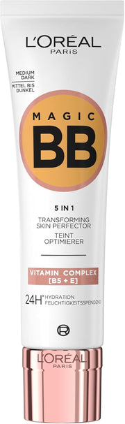 L'Oréal Paris CC Cream, C'Est Magic CC Cream Natural Makeup for Face, Anti-Redness Formula with Vitamin E and Vitamin B5, Lightweight Skin Perfector for Glowing Skin