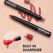 Enmart 6 Pcs Matte Lipstick Set, Lip Liner Crayon Pencil, Nude Longwear Waterproof Long Lasting Soft Pen, Red Brown Lipstic Female Christmas Cosmetic Makeup Lip Gloss Kit for Women