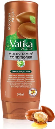 Multivitamin Enriched Argan Conditioner 200Ml | the Goodness of Argan Oil & Soybean Oil | Blended with Vital Multivitamins | for Naturally Soft, Shiny Hair, (Pack of 1)