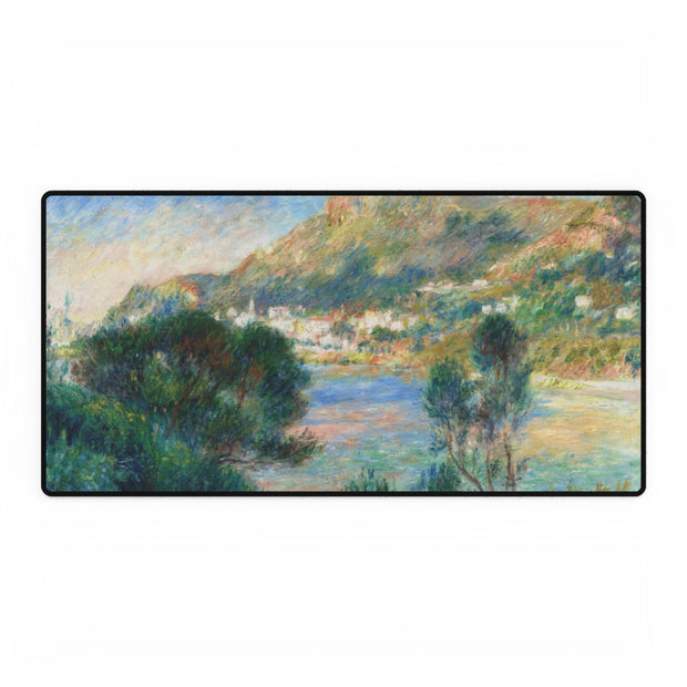 Desk Mat - View of Monte Carlo from Cap Martin, c. 1884, Auguste Renoir