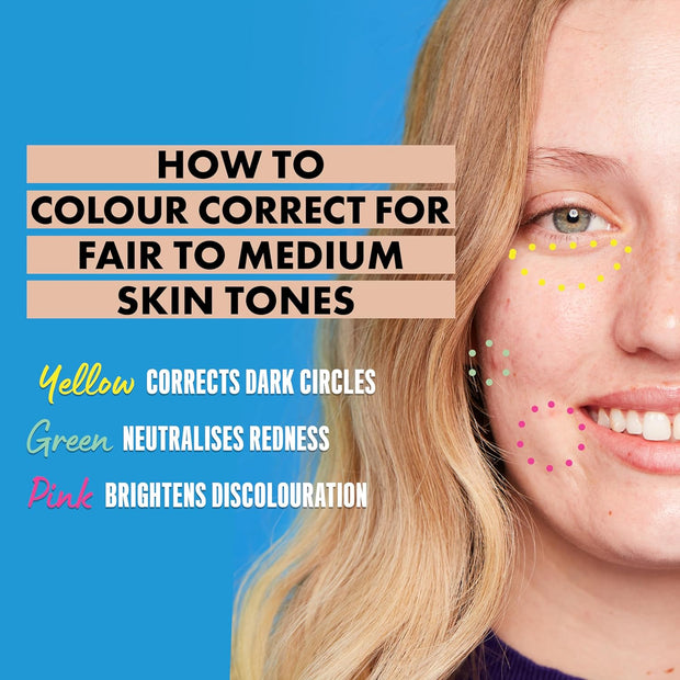 NYX Professional Makeup Correcting Concealer Stick, Covers Blemishes, Dark Spots and Discolouration, 12H Wear, Vegan Formula, Pro Fix Stick, Green