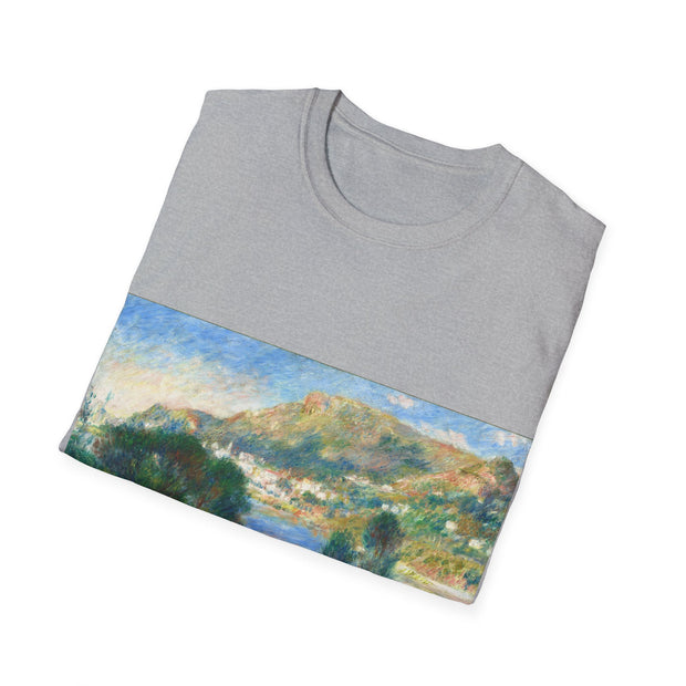 View of Monte Carlo from Cap Martin_c. 1884_Auguste Renoir soft cotton shirt