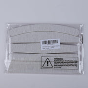 FANDAMEI 10 Pcs Nail File Set, 5 Shapes Nail Files for Acrylic and Gel Nails, 100/180 Grit Emery Boards for Nails, Nail File and Buffer Set