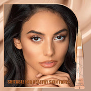BB Cream Foundation, Full Coverage Matte Foundation, Waterproof Long Lasting Even Skin Tone Makeup, Anti-Redness Smoothing Foundation for Medium Skin Tone, Hide Pores and Acne Marks (15G)