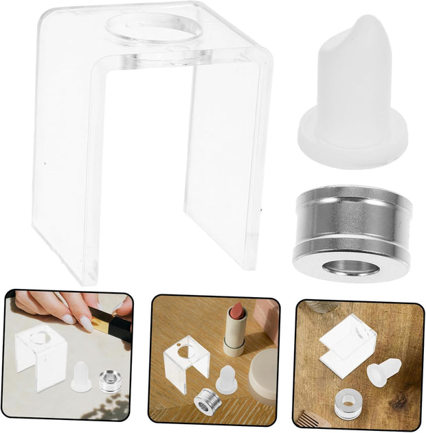 Ipetboom Lipstick Mold Craft Lip Cream Diy Kit for Women Girl Lipstick Making Homemade Lipstick Makeup Lipstick Mold