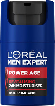 L'Oréal Men Expert Men'S Eye Cream, Hyaluronic Acid Eye Care for Ageing, for Dry & Dull Skin, Power Age, 15Ml
