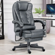 Massage Office Chair Gaming Computer Desk Swivel Recliner Chair Leather Footrest