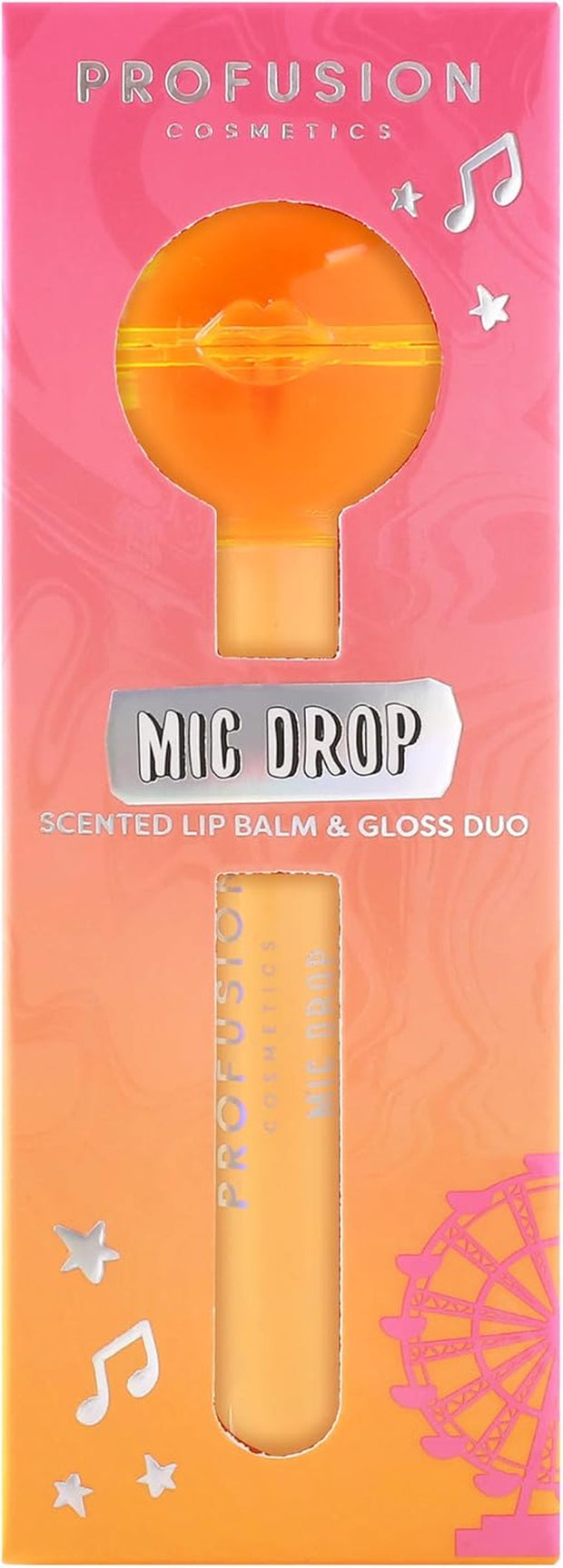 Profusion Cosmetics Scented Lip Balm and Gloss Duo Show Time for Luscious Lip, Achieve Natural Yellow Lip with Nourishing, Hydrating Lip Balm and Gloss Duo, Yellow