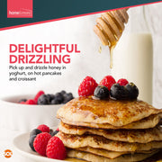 2Pk Wooden Honey Spoon 16Cm Syrup Pot Wood Dipper Drizzler Stick Server Kitchen