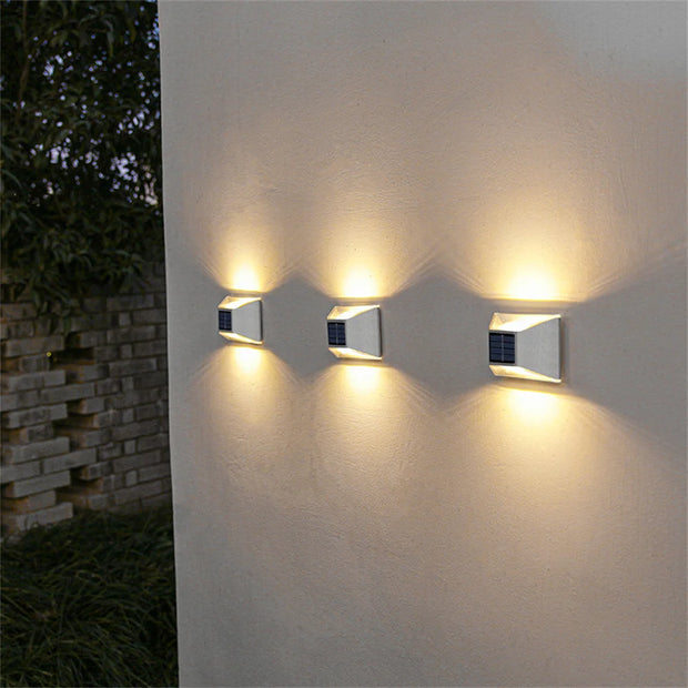 Solar Lights Outdoor LED Solar Lamps IP65 Waterproof for Garden Decoration Balcony Yard Street Wall Decor Lamps Gardening